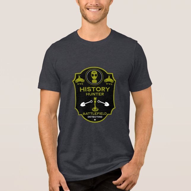 Camiseta Triblenda WW2 Trench Battlefield Metal Detectorist (Anverso)