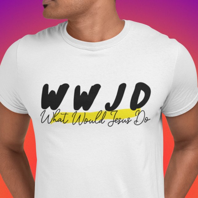 Camiseta Triblenda WWJD Shirt – Minimalist Highlight Design (Subido por el creador)