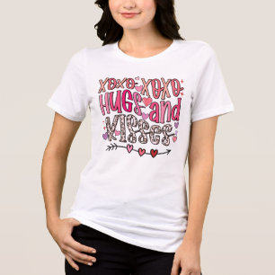 Camiseta Triblenda XOXO Abrazos y Besos Día de San Valentín
