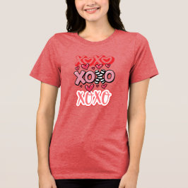 Camiseta Triblenda XOXO Valentine's Day Design