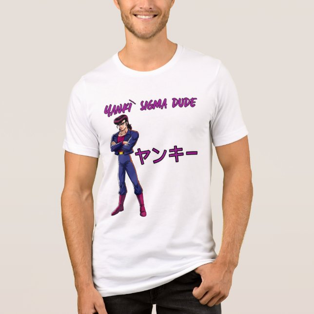 Camiseta Triblenda Yankī Sigma Dude  (Anverso)