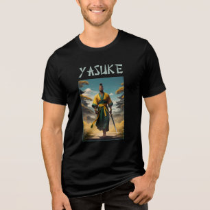Camiseta Triblenda Yasuke Martial Arts Black Samurai Art