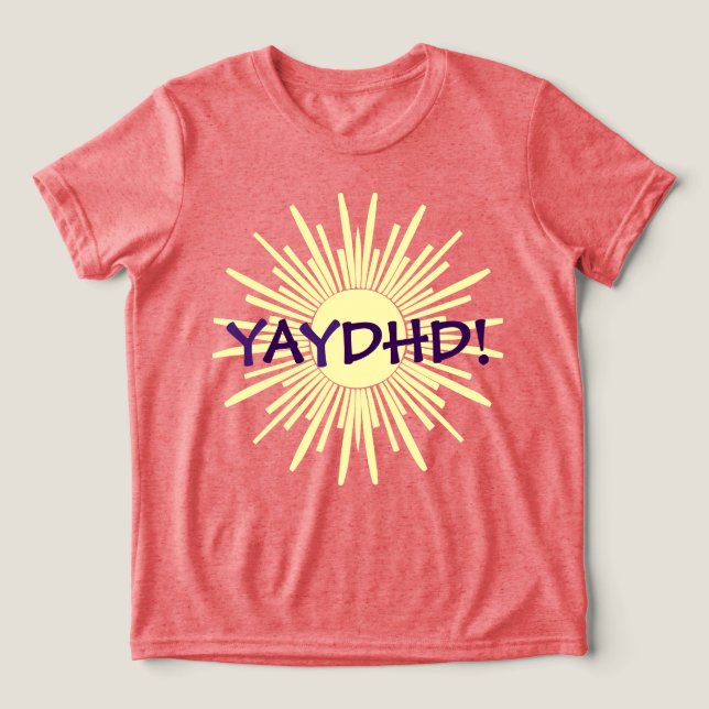 CAMISETA TRIBLENDA YAYDHD  (Diseño delantero )
