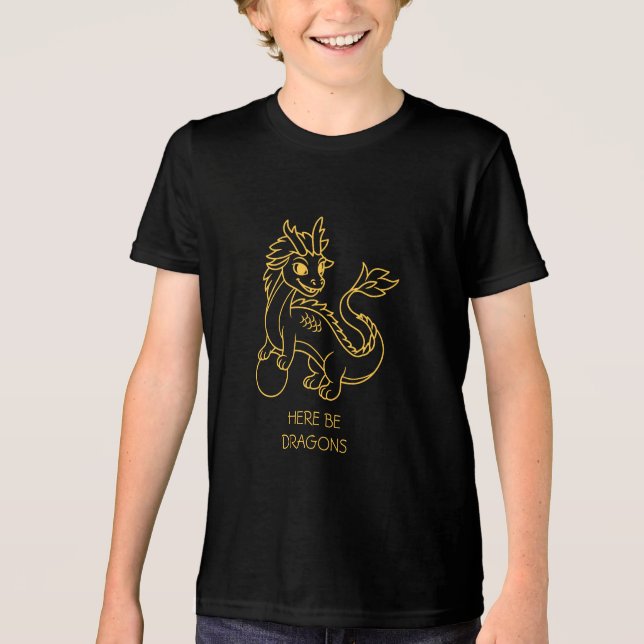 Camiseta Triblenda Year of the Dragon Chinese Zodiac (Anverso)