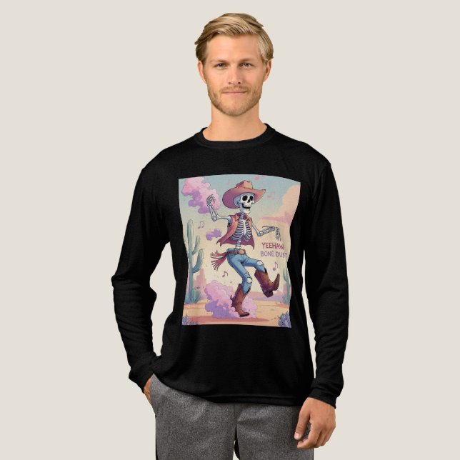 Camiseta Triblenda Yeehaw Bone Dust – Kickin’ Up Fun in the Desert! (Anverso Completo)