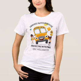 Camiseta Triblenda Yellow School Bus Driver