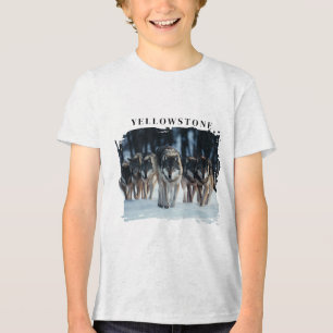 Camiseta Triblenda Yellowstone Wolves Kids