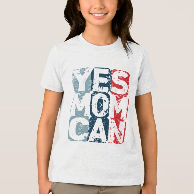 Camiseta Triblenda Yes Mom Can (Anverso)