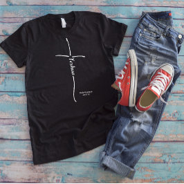 Camiseta Triblenda Yeshua Cross Messianic Believer Torah Hebrew