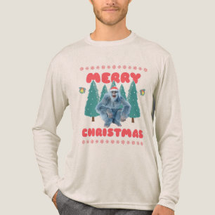 Camiseta Triblenda Yeti Divertido - Feliz Navidad