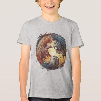 Camiseta Triblenda Yin Yang Phoenix - Renacimiento a través del equil