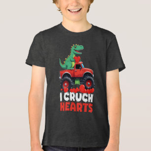Camiseta Triblenda Yo aplasto corazones día de San Valentín T Rex con