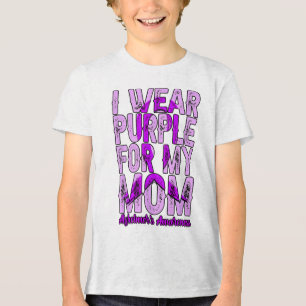 Camiseta Triblenda Yo Uso Púrpura Para Mis Herederos De Mamá _5