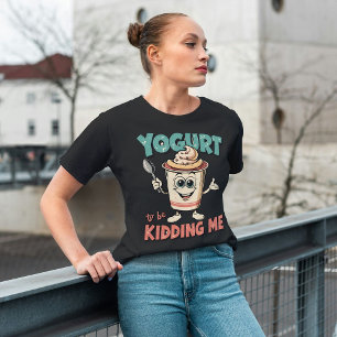 Camiseta Triblenda Yogurt A Estar Bidándome - Gracioso Yogurt Pun