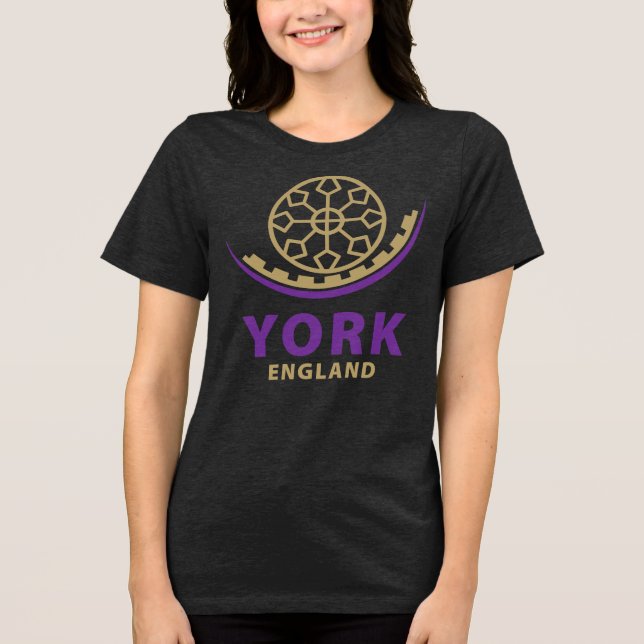 Camiseta Triblenda York England United Kingdom (Anverso)