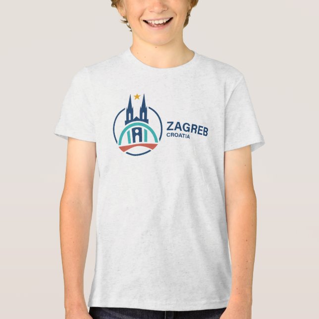 Camiseta Triblenda Zagreb Croatia Europe (Anverso)