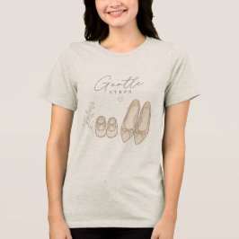 Camiseta Triblenda Zapatos elegantes para madre y bebé "Gentle Steps"