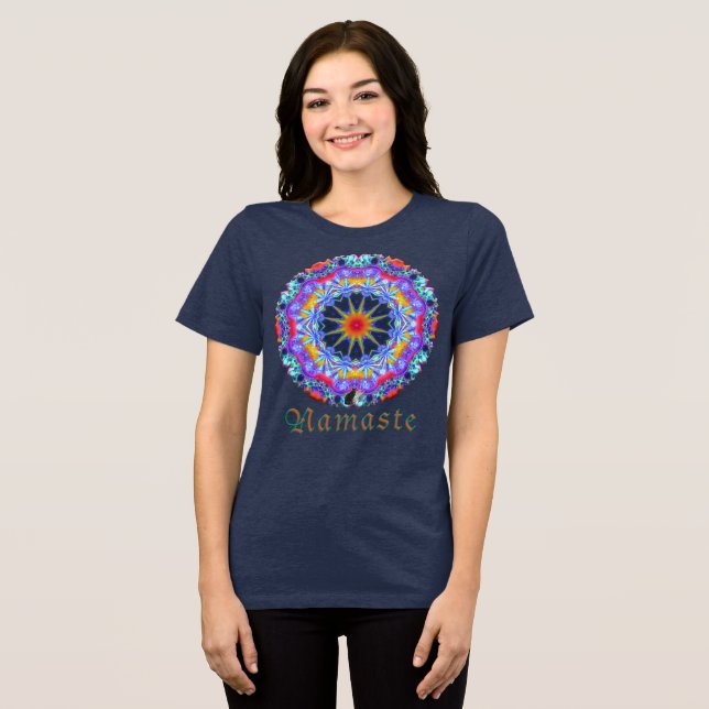 Camiseta Triblenda Zealous Namaste Kaleidoscope (Anverso Completo )