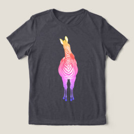 Camiseta Triblenda Zebra arcoiris | ¡Muéstrate Las Rayas! ¡Personaliz