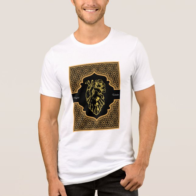 Camiseta Triblenda Zellij T-Shirt marroquí | Amor y artista inmaduros (Anverso)