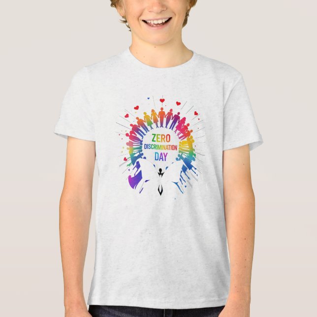 Camiseta Triblenda Zero Discrimination Day  (Anverso)