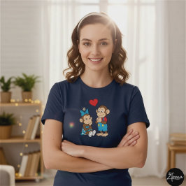 Camiseta Triblenda Zina and Mimo, the love and my heart.