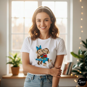 Camiseta Triblenda Zina y Mimo están coqueteando.
