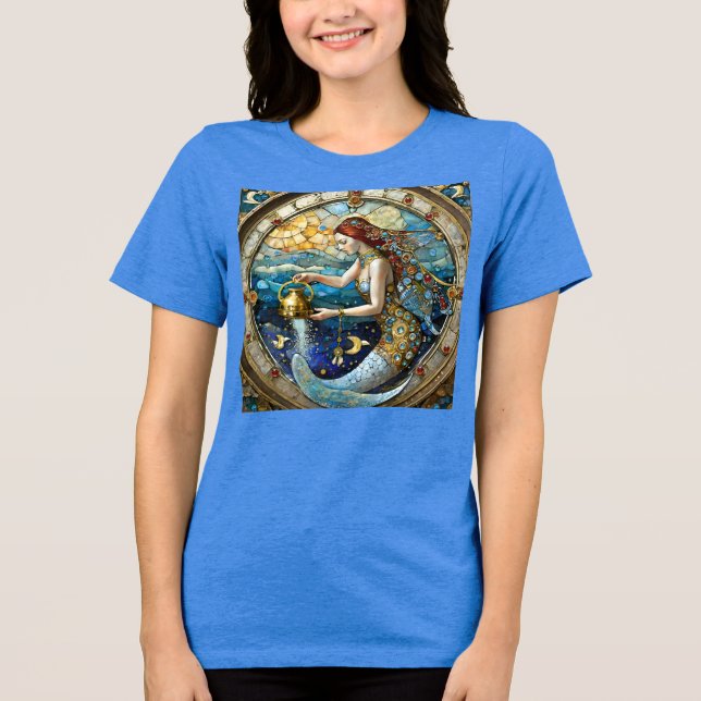 Camiseta Triblenda Zodiac - Aquarius La Sirenita Del Alumno (Anverso)