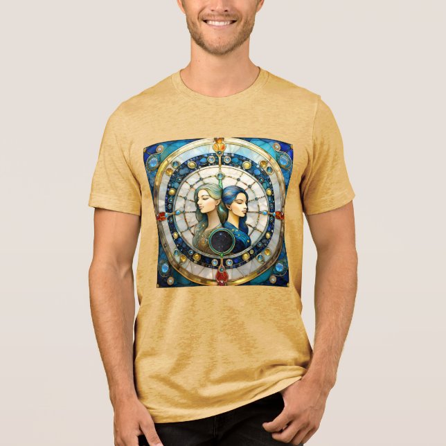 Camiseta Triblenda Zodiac - Gemini Los Gemelos (Anverso)