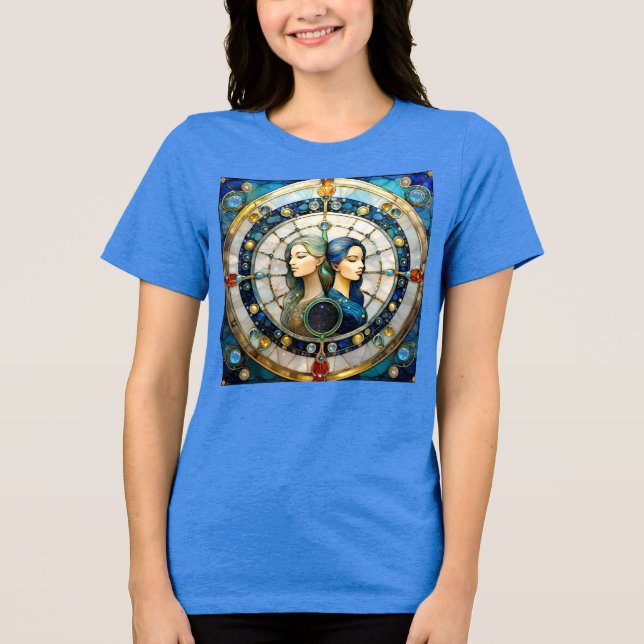 Camiseta Triblenda Zodiac - Gemini Los Gemelos (Anverso)
