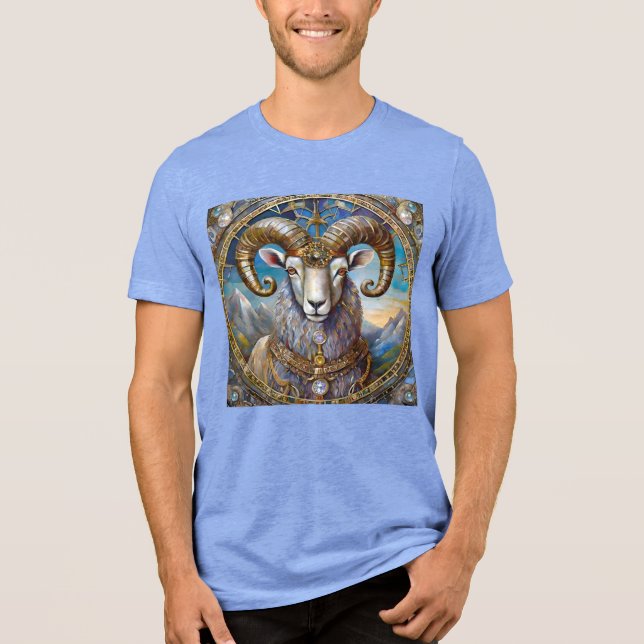 Camiseta Triblenda Zodiaco - Aries The Ram (Anverso)