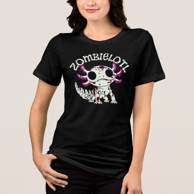 Camiseta Triblenda Zombie Axolotl (Anverso)