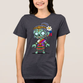 Camiseta Triblenda Zombie camboyano lindo
