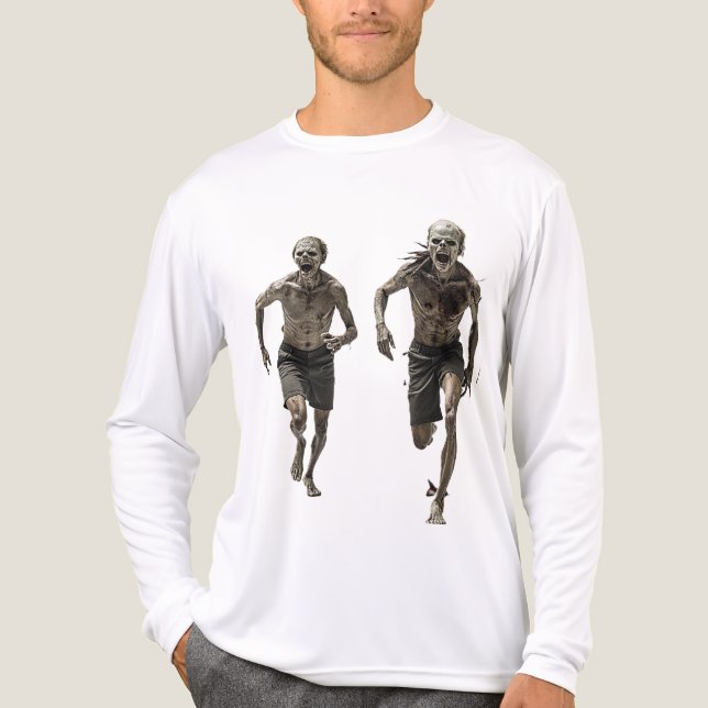 Camiseta Triblenda zombies corriendo (Anverso )