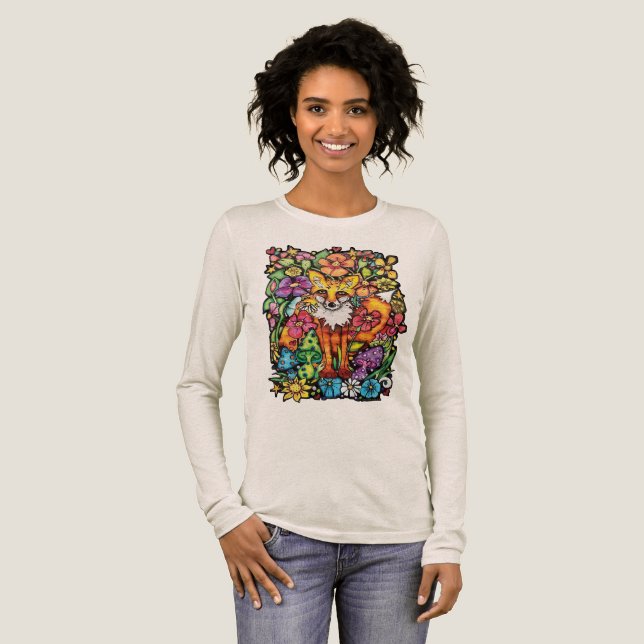 Camiseta Triblenda Zorro Astuto (Anverso Completo)