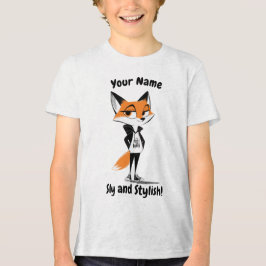 Camiseta Triblenda Zorro de Sly y Estilish - Diseño inteligente y ele