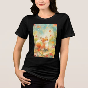 Camiseta Triblenda Zorro entre el encanto del otoño