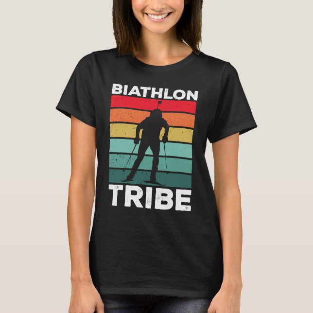 Camiseta Tribu biatlón Biatleta Campo Esquiando G (Anverso)