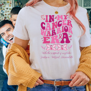 Camiseta Tribu de apoyo rosada nombre mi era guerrera del c