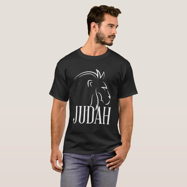 Camiseta Tribu De Judah León Messianic Yahshua Tee (Anverso completo)