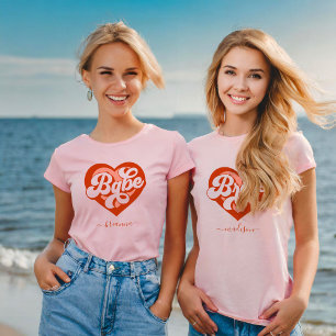 Camiseta Tribu de novia T-Shirt Bachelorette Retro Bride Te