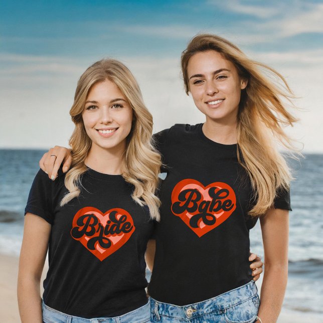 Camiseta Tribu de novia T-Shirt Bachelorette Retro Bride Te (Subido por el creador)