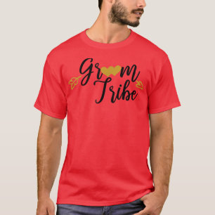 Camiseta Tribu de novio hombre Corazón Compromiso Boda Fies