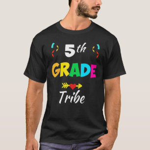 Camiseta Tribu De Quinto Grado De Vuelta A Maestra Escolar