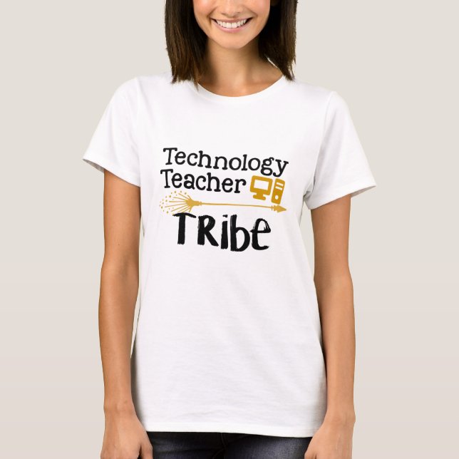 Camiseta Tribu del profesor de la tecnología (Anverso)