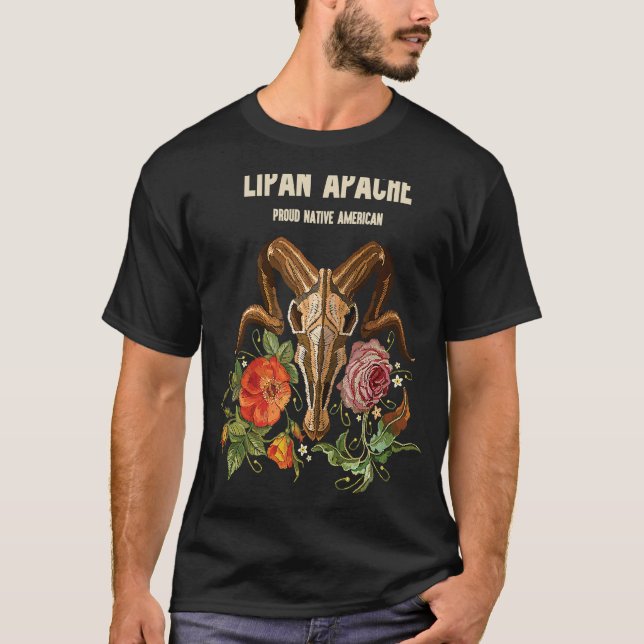 Camiseta Tribu india americana apache Lipan Indígena BOHO (Anverso)