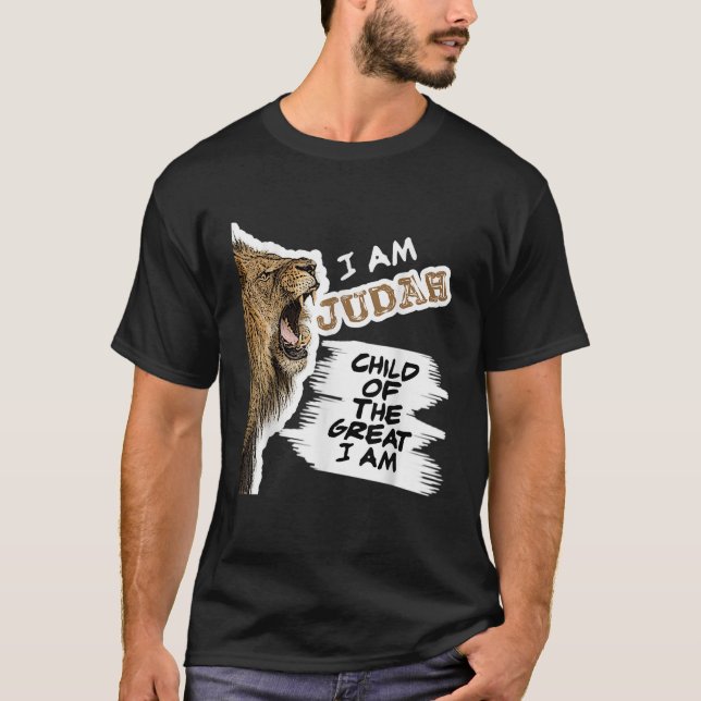 Camiseta Tribu israelí hebrea Obedee hijo de yah soy juda (Anverso)
