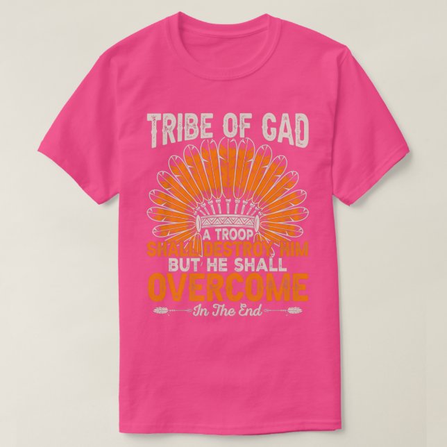 Camiseta Tribu Nativa Estadounidense De Citas De Gad  (Diseño del anverso)