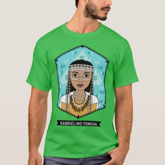 Camiseta Tribu nativa estadounidense Gabrielino Tongva