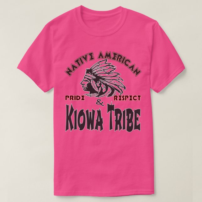 Camiseta Tribu nativa estadounidense Kiowa  (Diseño del anverso)